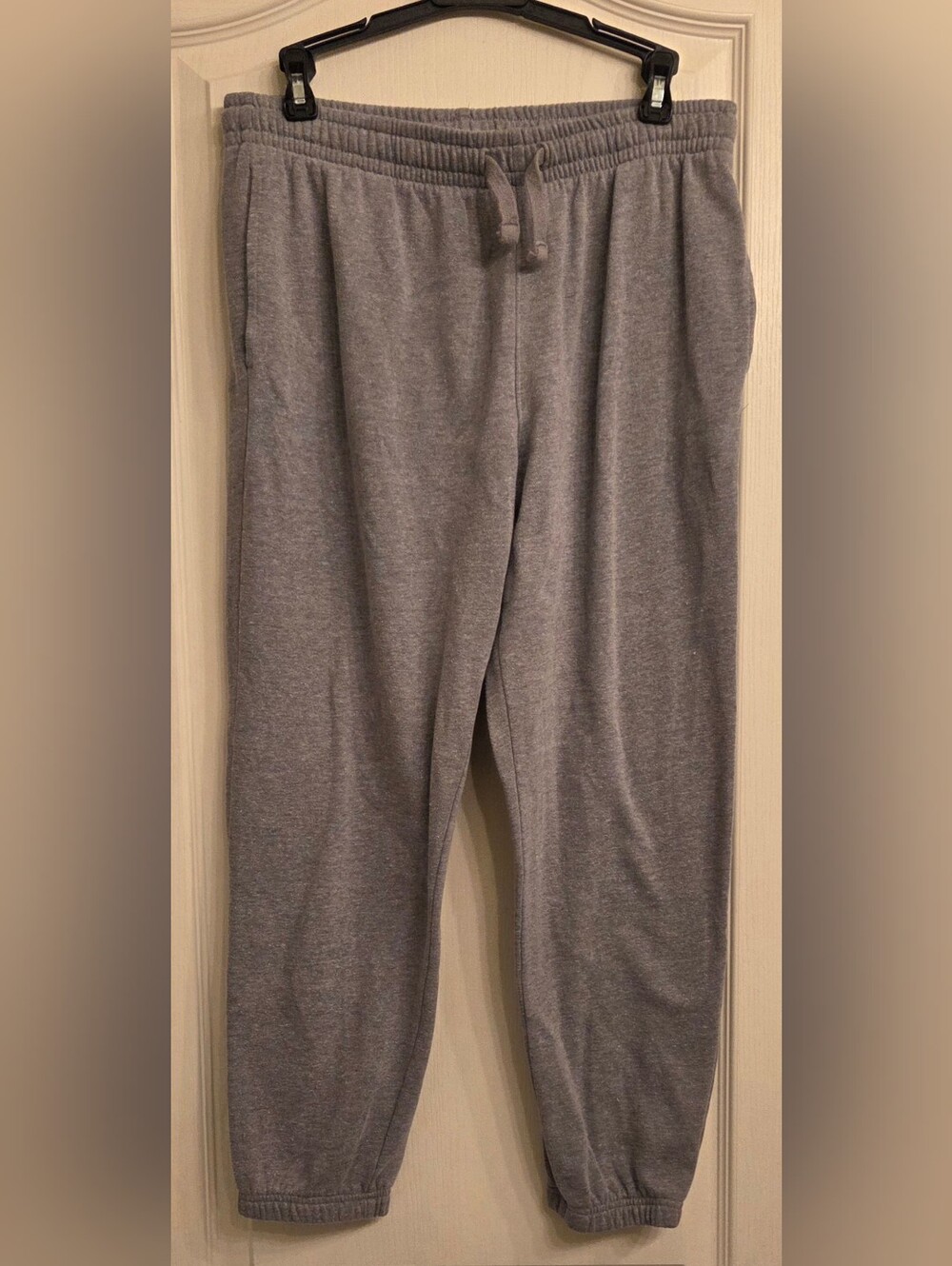 Athletic Works Gray SIZE KID XL 14-16 HUSKY Jogger Sweatpants - Drawstring Waist